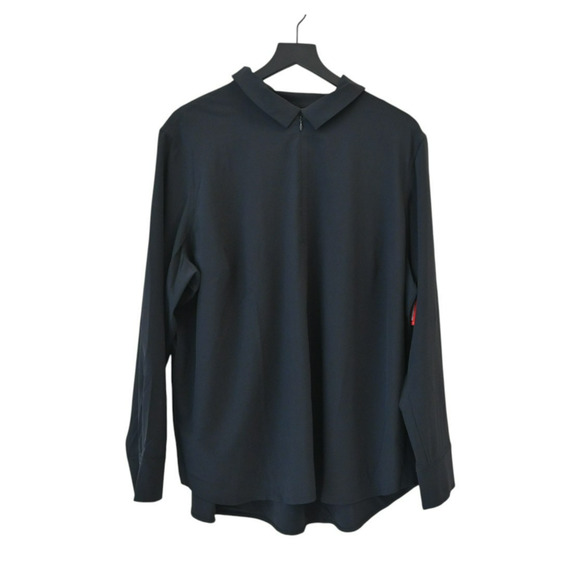 Spanx Very Black Sunshine Long Sleeve Top UPF 50+ Size 3X 50293R - Picture 1 of 5